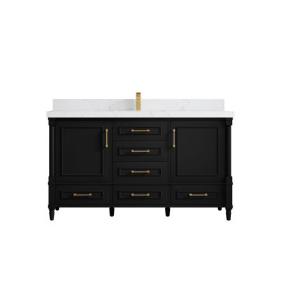 Ensemble de meuble-lavabo simple 60 po Aberdeen