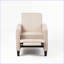 Fauteuil inclinable, style classique avec dossier à pousser | Beige clair | Lin-1955558348