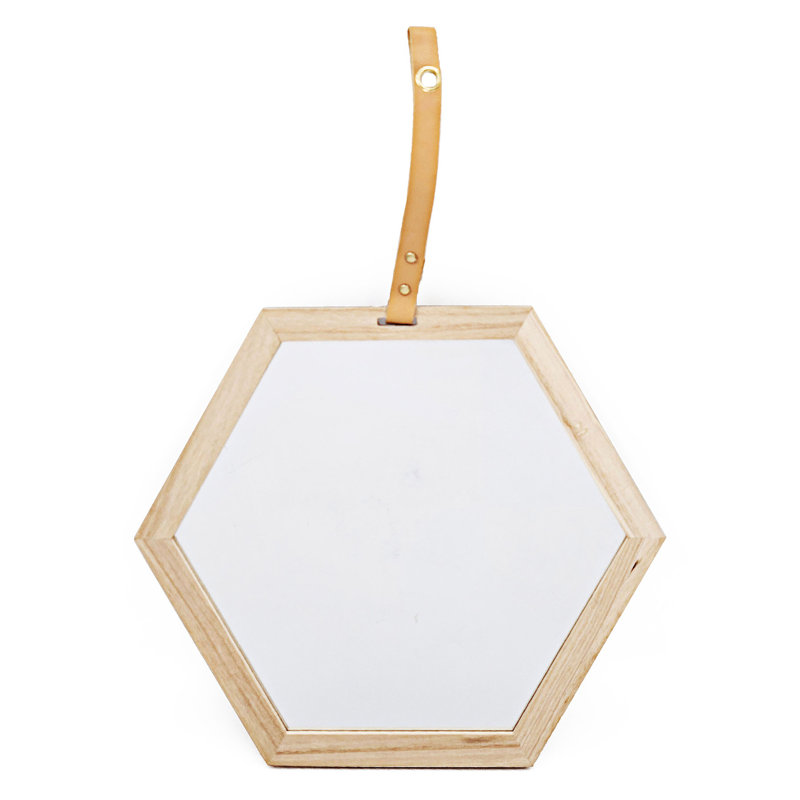 Miroir hexagonal, 15,81 po x 14,01 po