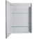 Adonica Surface LED Frameless Medicine Cabinet with Mirror and 2 Fixed Shelves