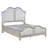 Kalaia Wood Queen LED Storage Panel Bed Silver Oak-96122302