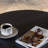 Retro tea simple round coffee table