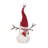  Polyester 24 in. Multicolor Christmas Plush Light Up Snowman Decor