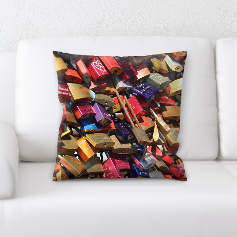 Microsuede Throw Pillow