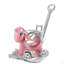 Cheval à bascule pour tout-petits, jouets d'équitation à vélo avec poignée, dossier et planche d'équilibre pour bébé fille et garçon, licorne rose