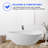 63'' x 37.5'' Soaking Solid Surface Bathtub