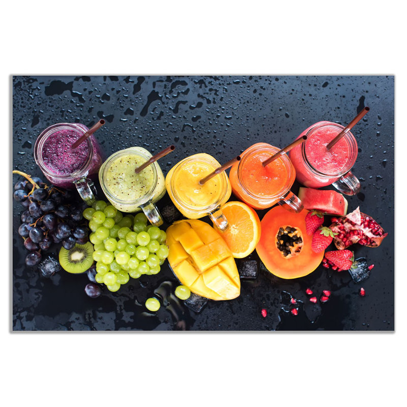 Colorful Various Fruit Food - Wrapped Canvas Print, 20cm H x 31cm W
