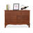 Brown Solid Wood Accent Cabinet-120673057