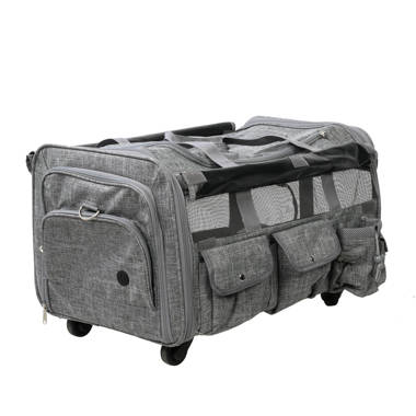 Tucker Murphy Pet™ Dog Carrier With Wheels Airline Approved Rolling Cat  Carrier On Wheels For Small Dogs And Cats 15 Lbs, Pet Travel Carrier With  Storage Pocket And Pooper Scooper, Grey