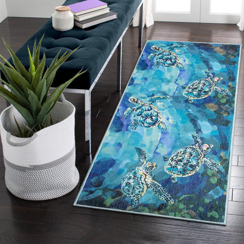 Tapis de cuisine antidérapant Charron, Tapis de couloir 1 pi 11 po x 4 pi 11 po
