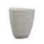 Medina Outdoor End Table-Large-Blanc Stone