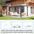 Aluminum Pergola Gazebo with Louvered Roof Canopy-120641149-90673038
