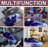 63" X 47" Purple Shadow Shooting Battle Game Rug - Colorful Bomb War Design, Non-Slip Gaming Carpet For Bedroom Playroom-885428128
