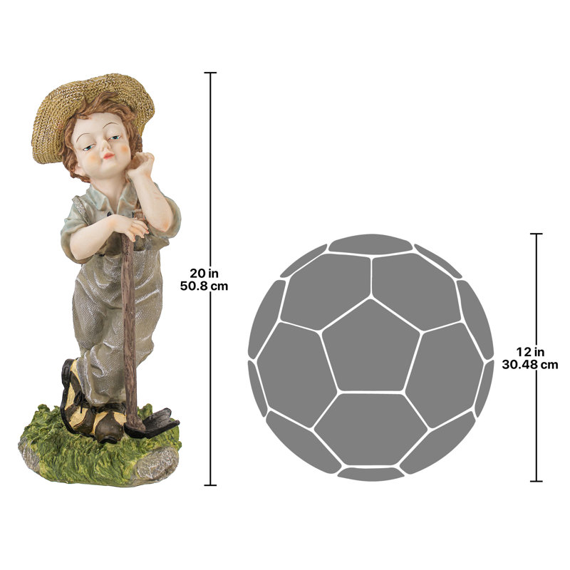 Farmer Frank Garden Statue