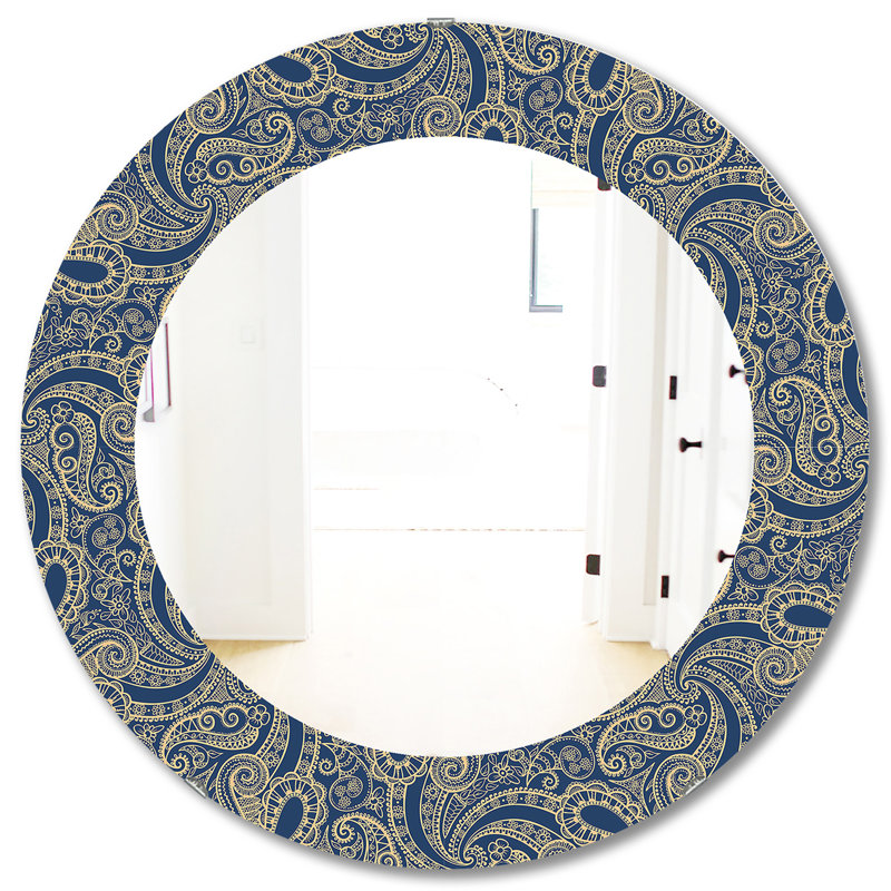 Lace Wall Mounted Bathroom / Vanity Mirror, 31.5" H x 31.5" W