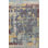 Kendale Abstract Area Rug in Dark Blue/Yellow/Brown
