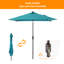 Parasol de marché carré 6,5 pi Rimmel-1770042457