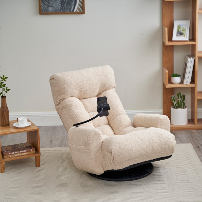 Adjustable Head And Waist, Game Chair, Lounge Chair In The Living Room, 360 Degree Rotatable Sofa Chair, Rotatable Seat Leisure Chair Deck Chair