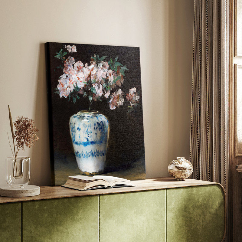 Pink Azalea -Gallery Wrapped Cavas, 36" H x 24" W