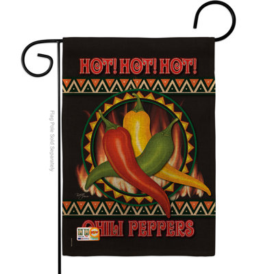 Double Sided 18.5'' H x 13'' W Burlap Flag Set