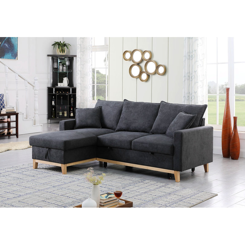 Julme Upholstered 56.9'' Sleeper Sofa