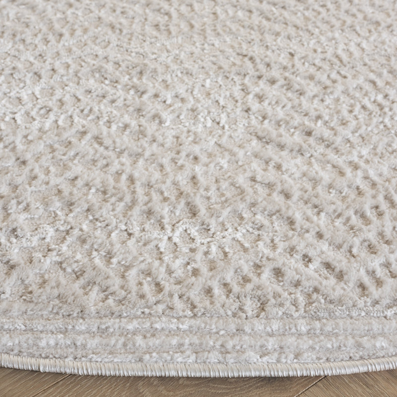 Eusebia 100 Performance Chevron Rug, Round 6'3"