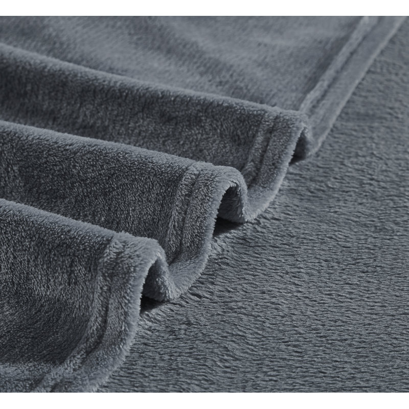  Ensemble de draps, Ensemble de draps pour très grand lit californien, Gris acier