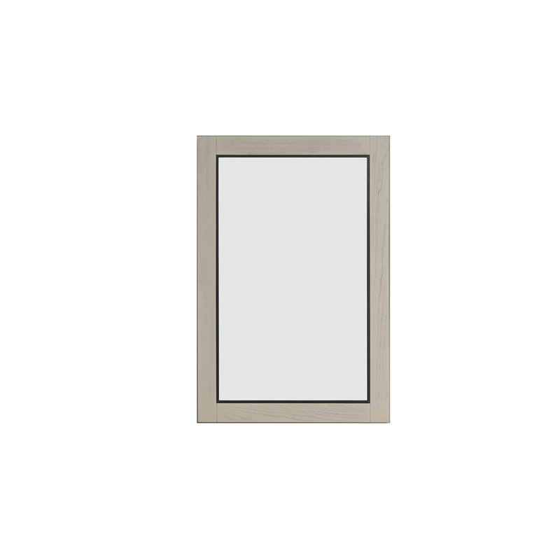 Miroir de salle de bain Ropesville, Chêne clair
