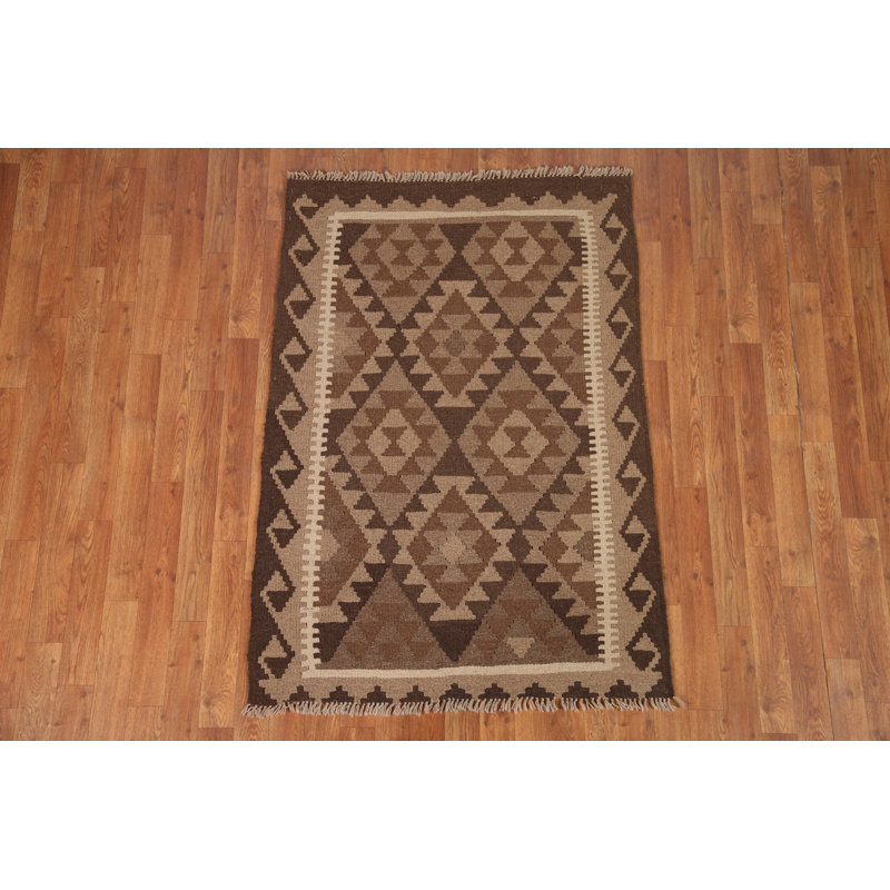 Tapis oriental géométrique Kilim 3 x 5