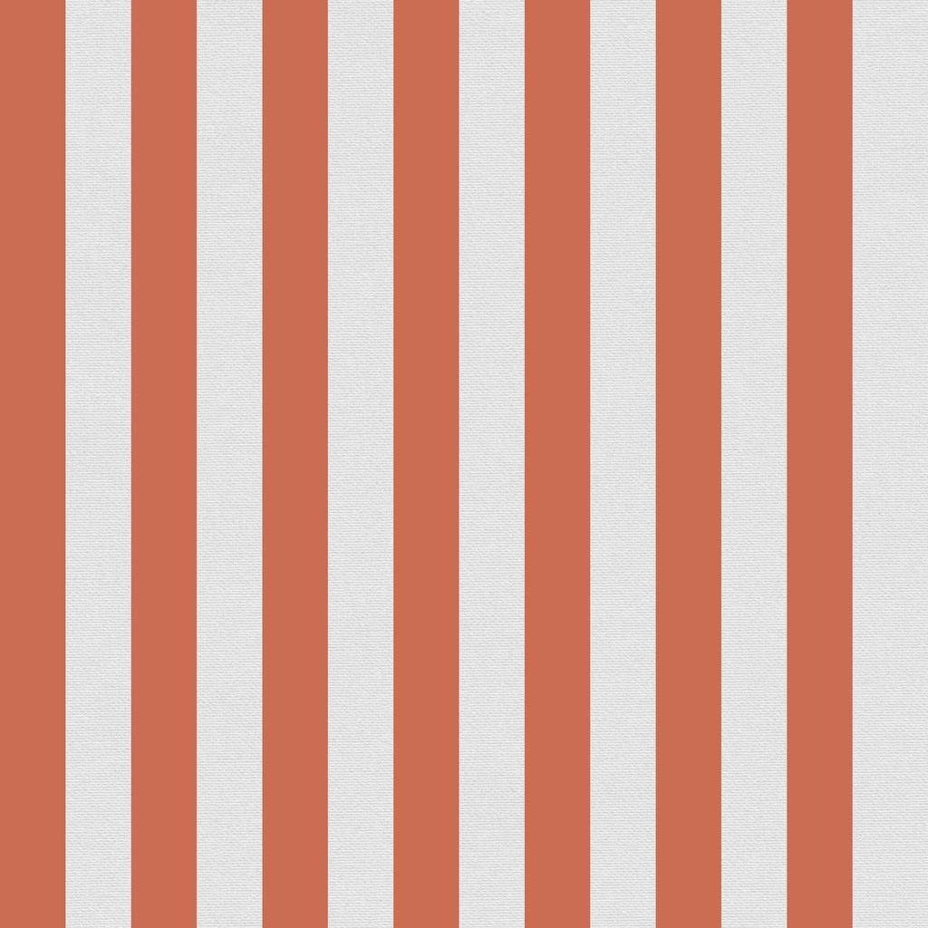 Amala Sunbrella® Throw Pillow, White/Orange Striped