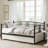Twin Daybed Without Trundle, Metal Twin Size Daybed with Storage-1538959686