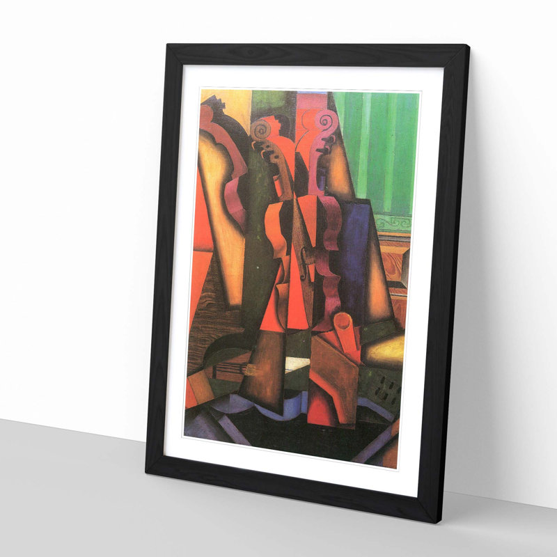 Juan Gris - Single Picture Frame Print, Black