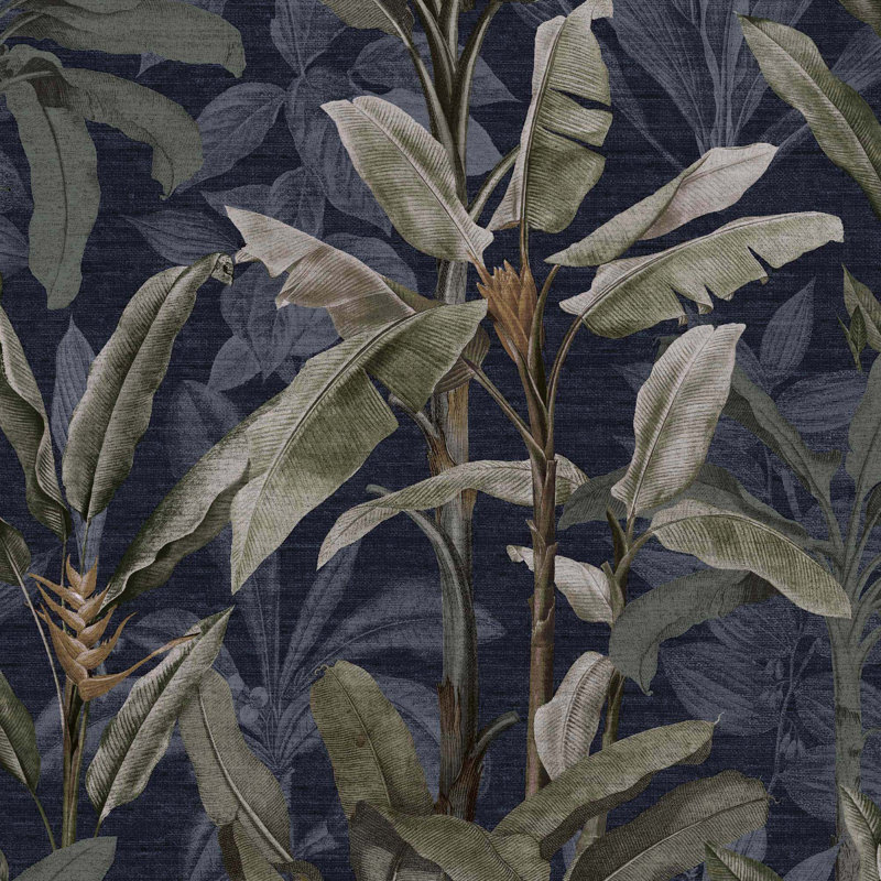 Borneo Emerald Wallpaper, Black