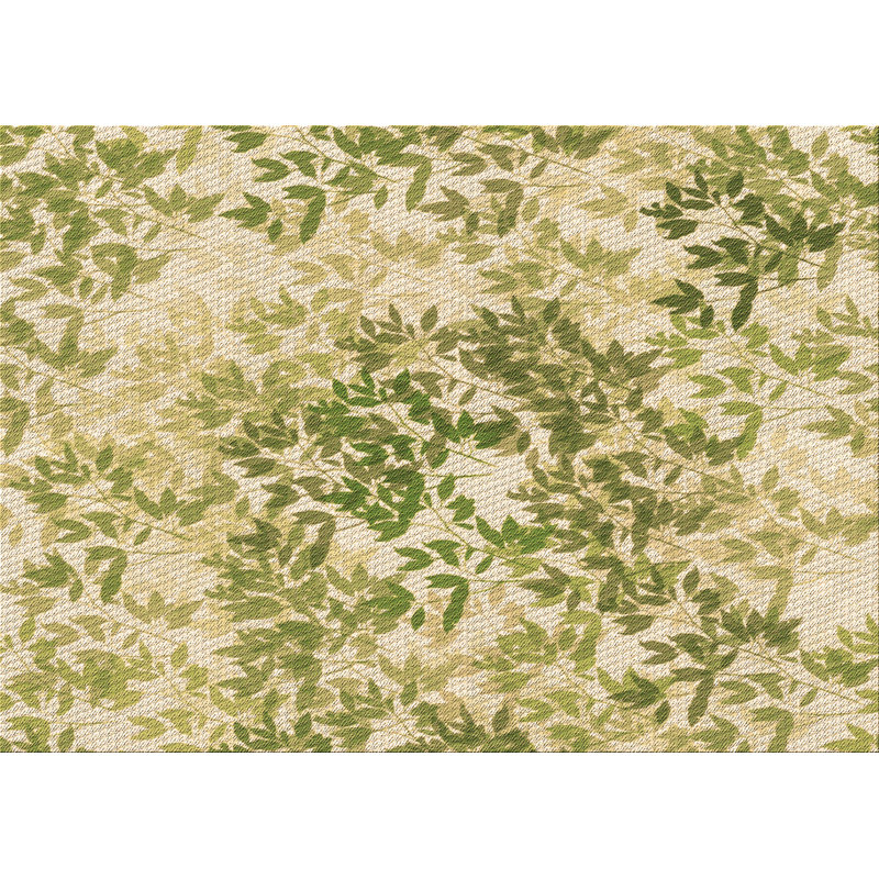 Tapis brun tissé à la machine, Rectangle 6 pi x 9 pi