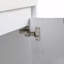 Meuble-lavabo 24 po avec lavabo en résine, 2 portes à fermeture en douceur, fixation flottante