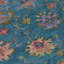 Machine Washable Indoor/Outdoor Xhevrie Teal Rug-111819180
