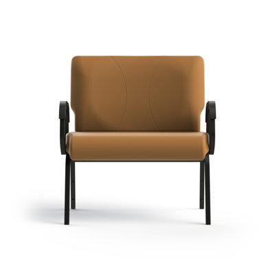 Chaise avec accoudoirs rembourrée
