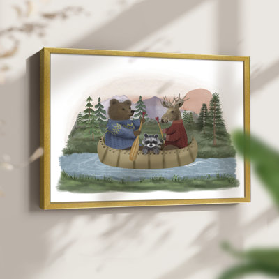 River Trip -Framed Print - Restickable