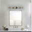 Luminaire de meuble-lavabo moderne à 5 lumières DEL avec abat-jour sable en cristal-129900027-129900023-129900026-129900016