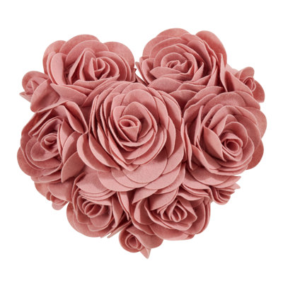 St. Valentine Collection Floral Throw Pillow