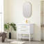 Ensemble de meuble-lavabo simple 30,13 po Brodnax-1700005143