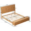 Lits King avec rangement, cadre en bois massif de style traîneau, chambre à coucher de style ferme