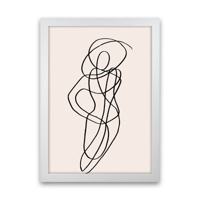 Tangled Lines Female 1 by Planeta444 - No Frame Print