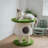 2 Tiers Cat Tree with Condons,Perch,Scratching Posts
