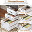 Bureau avec 3 tiroirs, bureau d'ordinateur de direction 55 po ...