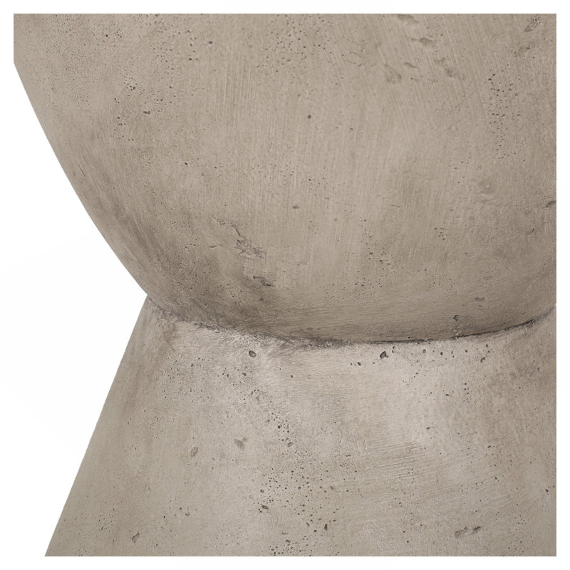 Table d'appoint d'extérieur MGO, gris clair