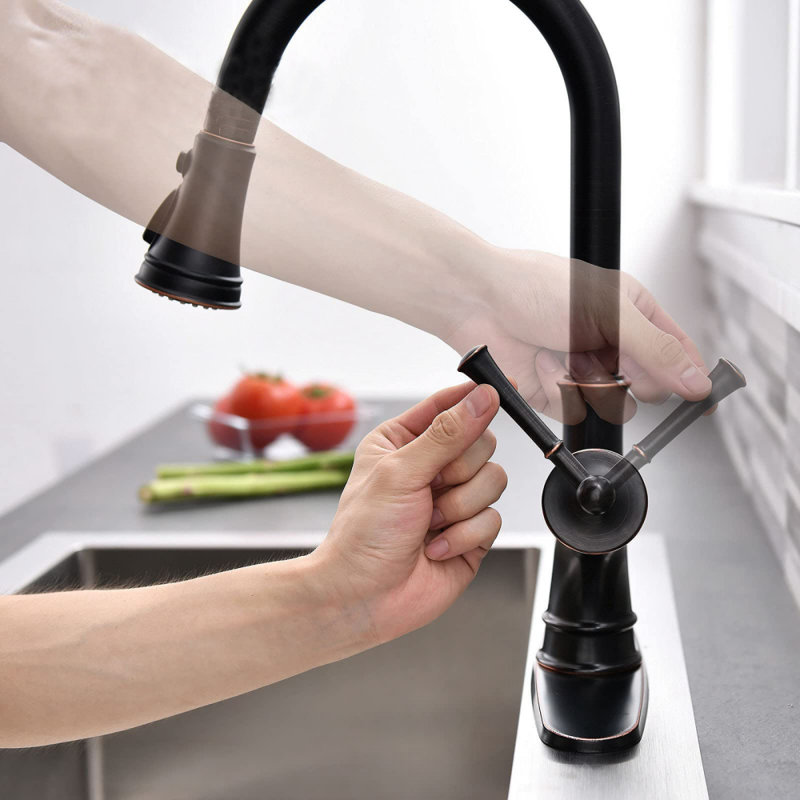 Polar Pull Out Touch Kitchen Faucet