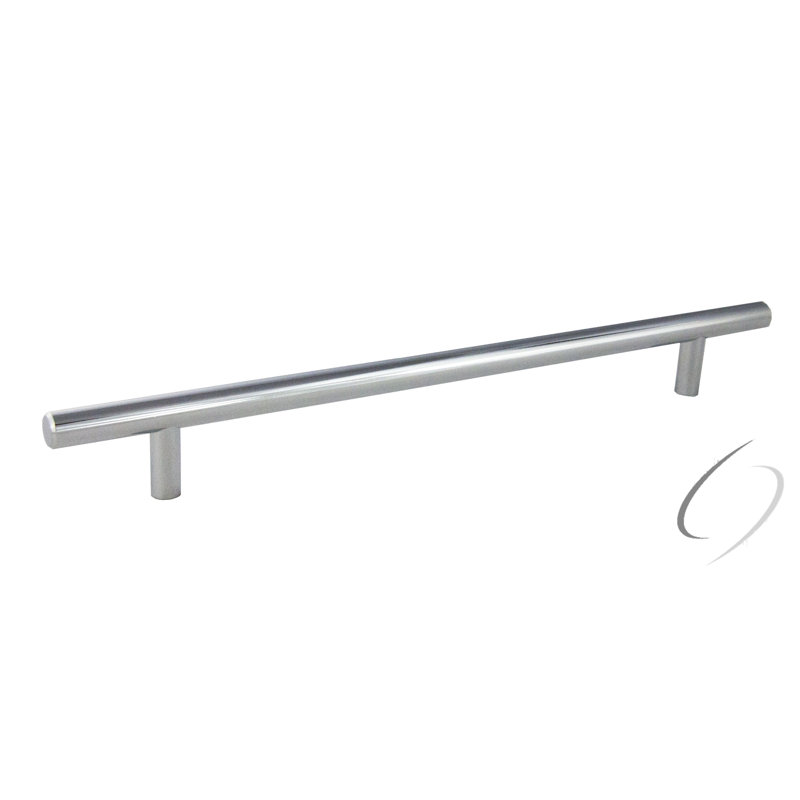 10" Polished Chrome Bar Cabinet Pull with Mounting Hardware