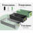 6x3x1ft Galvanized Raised Garden Bed, Outdoor Planter Garden Boxes Large Metal Planter Box for Gardening Vegetables Fruits Flowers, Green