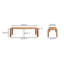 Channing Dining Table-71625494-71625495